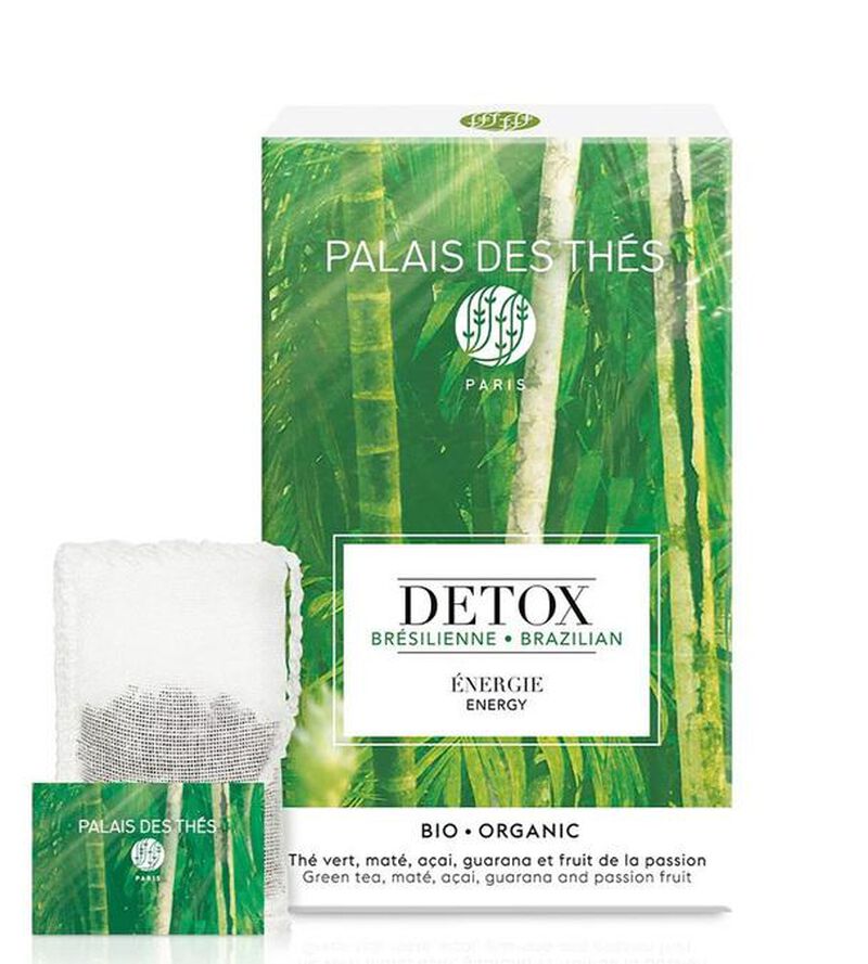 Palais des Th&eacute;s - T&egrave; verde Detox Brasiliano Bio - 20 bustine in mussola image number 0