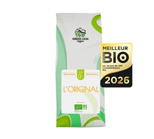 Green Lion Original Organic Coffee Beans - 1kg