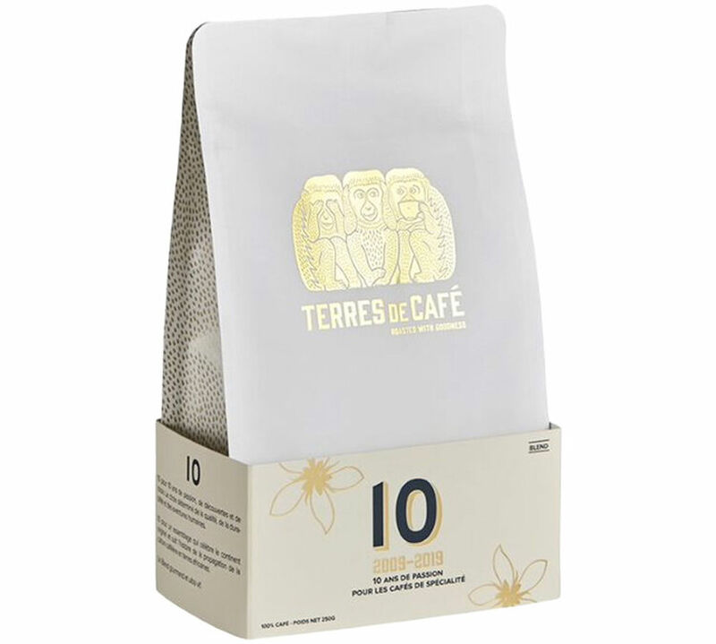 Terres de Caf&eacute; - Caff&egrave; in grani - Blend 10 | 250 g image number 0