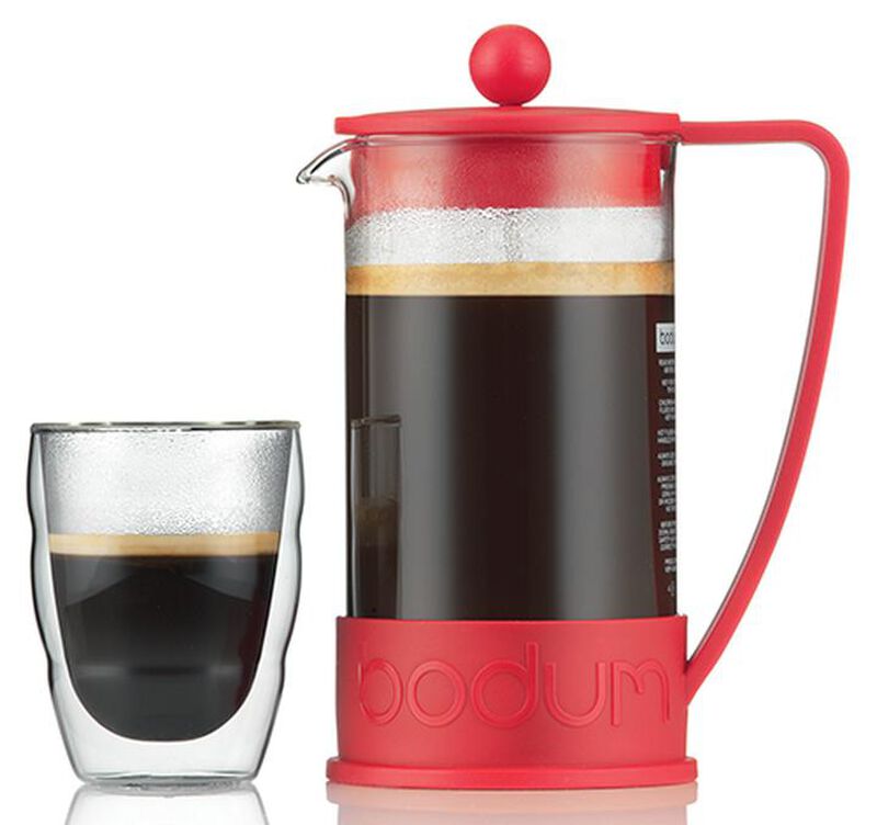 Bodum Brazil 3-cup French Press in Red - 350ml image number 5