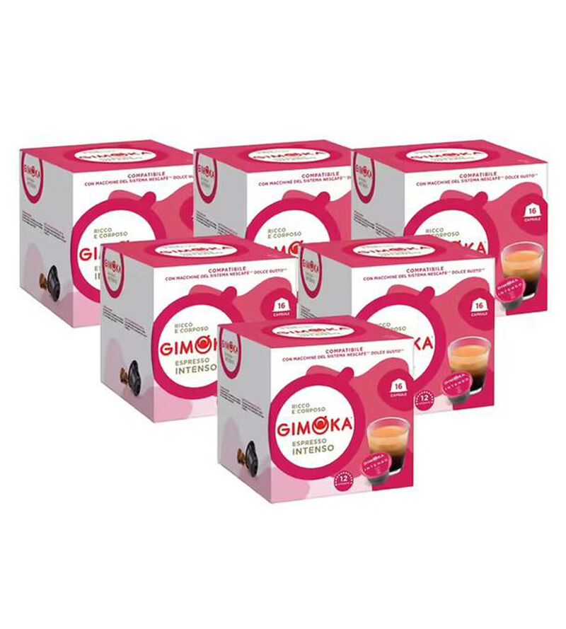 96 capsule compatibili Nescafe* Dolce Gusto* Intenso &ndash; Gimoka image number 0