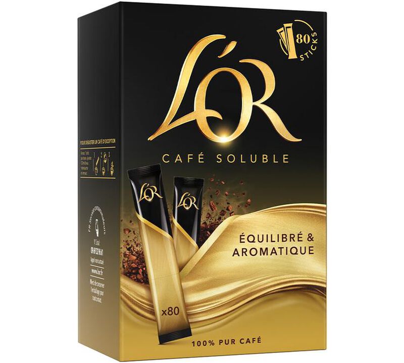 L'Or - Caff&egrave; solubile 100% Arabica 80 bustine image number 0