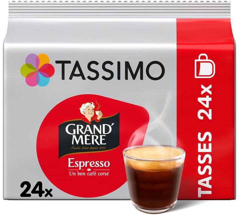 24 dosettes Tassimo - Grand M&egrave;re Espresso - TASSIMO image number 0