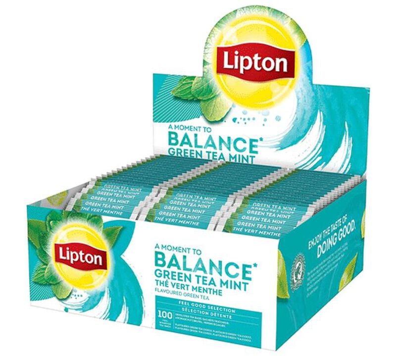 Lipton Mint Green Tea Feel Good Selection - 100 tea bags image number 1