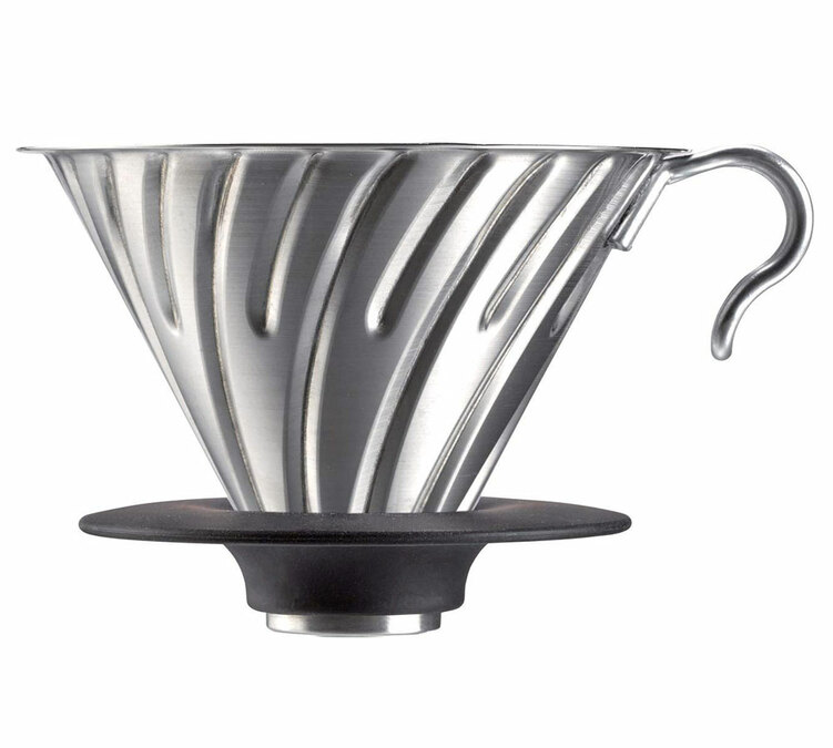 Dripper HARIO V60 VDM-02 inox 4 Tasses