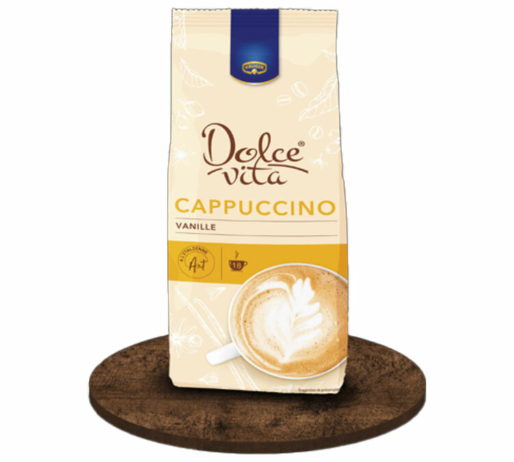instant vanilla cappuccino dolce vita