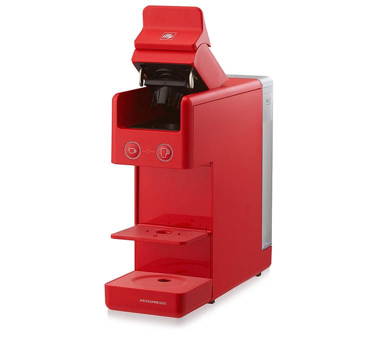 macchina illy capsule iperespresso rossa