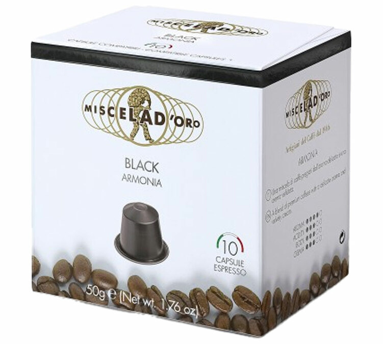 Nespresso capsule Black Armonia Miscela D'Oro