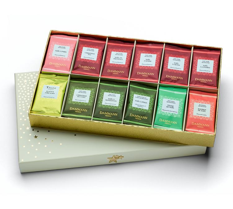 dammann freres christmas dream tea gift set closed