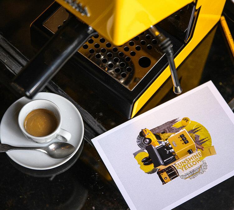 macchina percolatore gaggia classic evo Giallo
