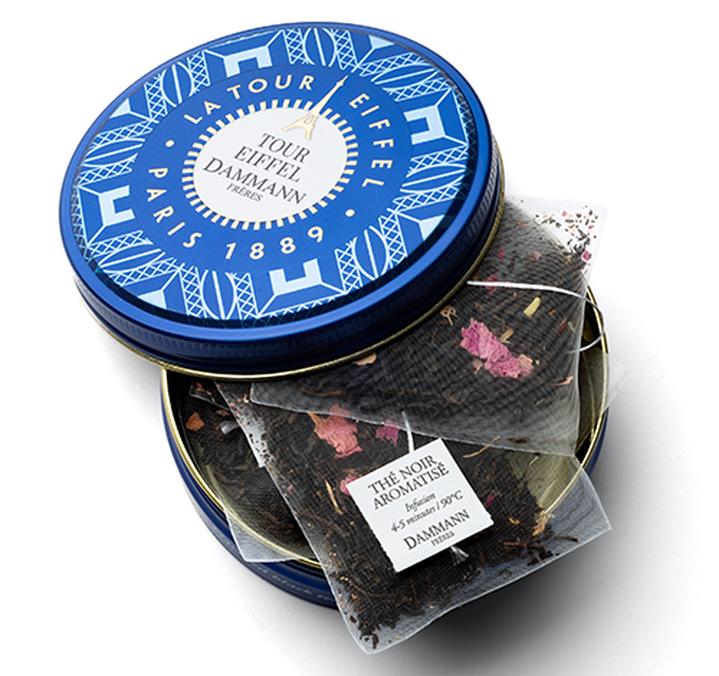 dammann freres tea selection box eiffel tower