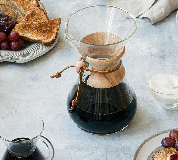 Glass Chemex Coffee Maker 10 cups