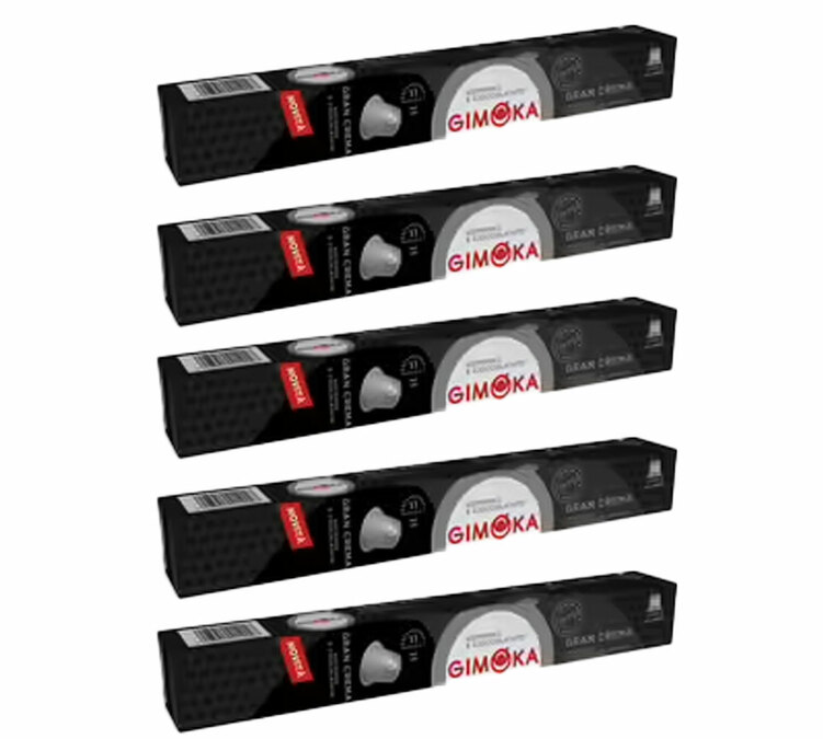 50 capsule per nespresso gran crema gimoka