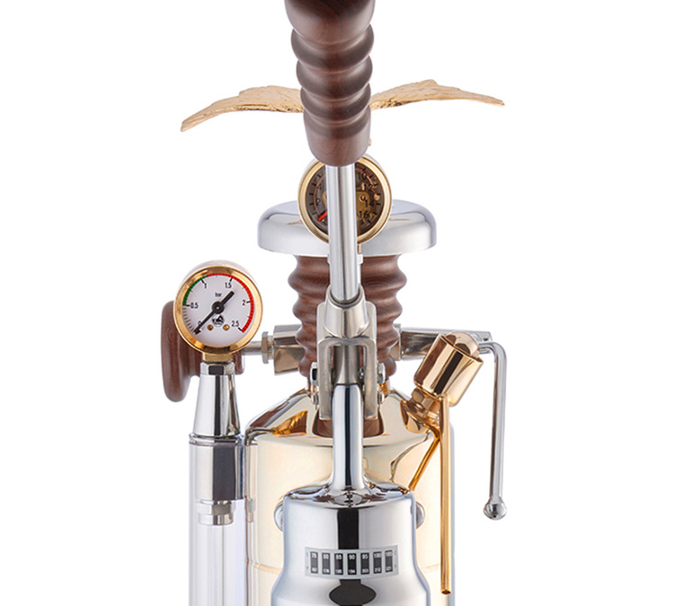 la pavoni esperto competente lplesc01eu inox dorato finiture legno