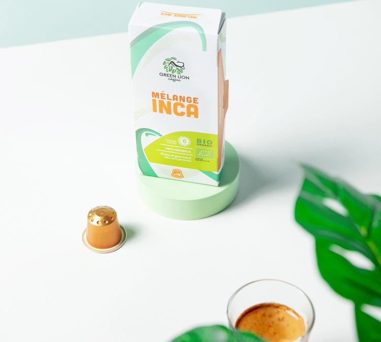 dieci capsule di caffe melange inca bio