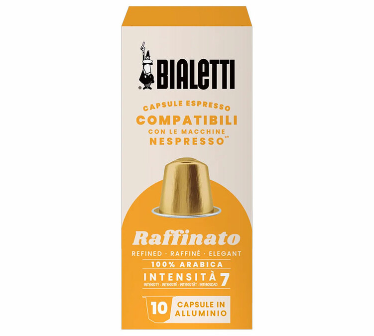 bialetti raffinato pack of 100 nespresso original compatible capsules