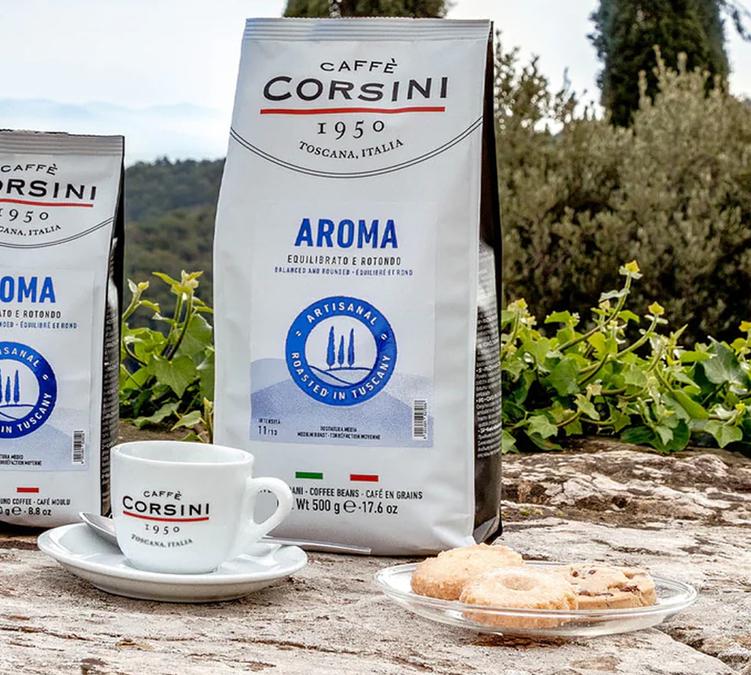 aroma corsini coffee beans 500g italian espresso