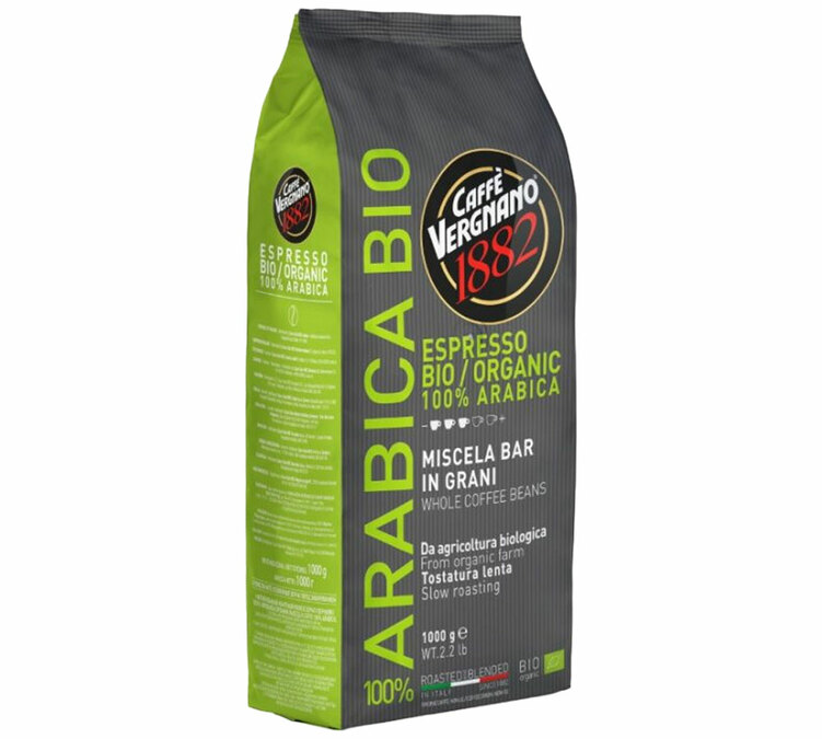 Caff&egrave; Vergnano Caff&egrave; in grani Arabica Bio