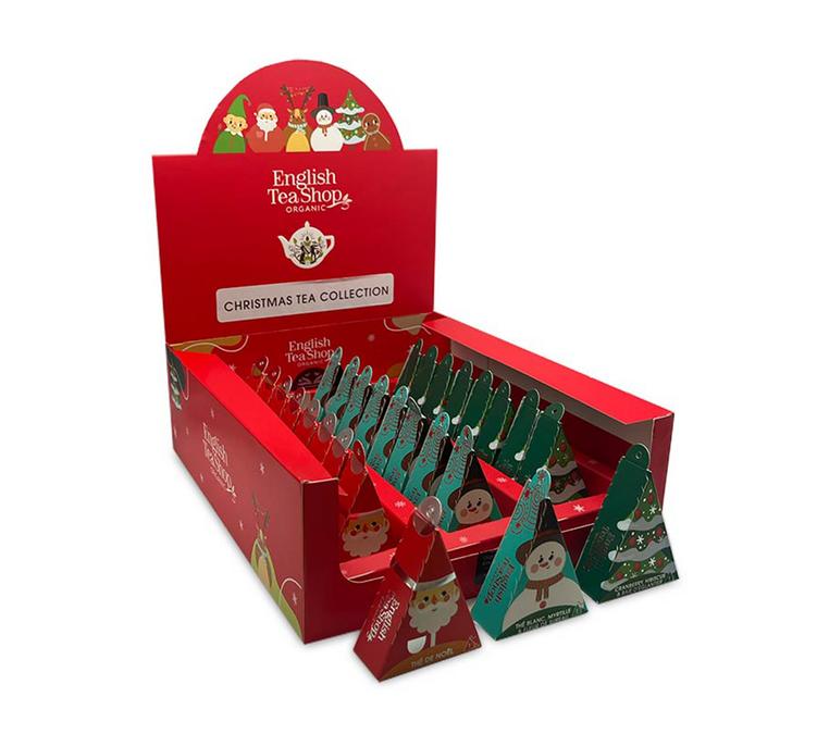 English Tea Shop Christmas Prism Gift Set &ndash; 30 organic sachets