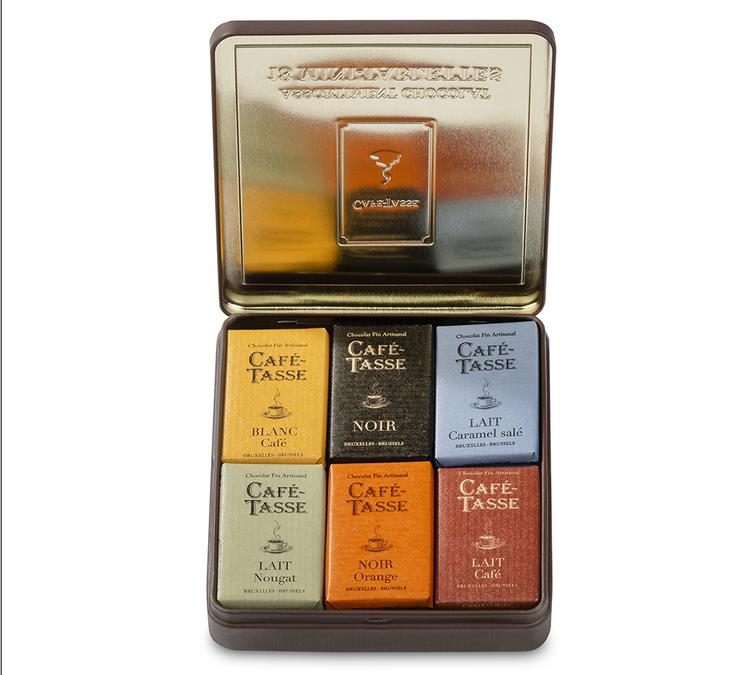 boite minitablettes chocolat cafetasse