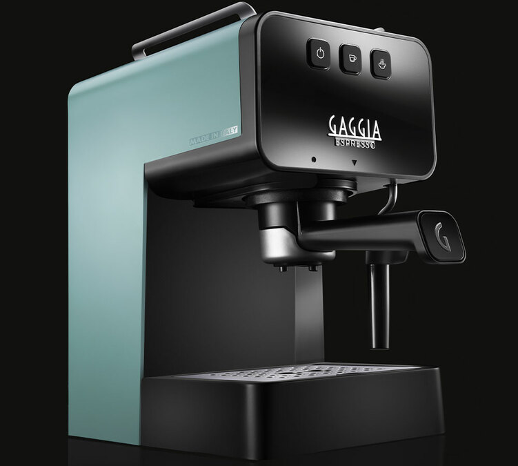 macchina espresso gaggia deluxe riverway verde