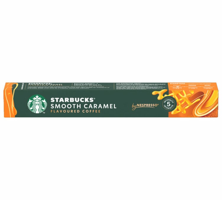 scatola di capsule starbucks per nespresso aroma caramello