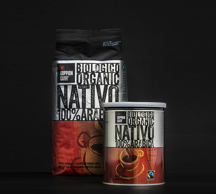 caff&egrave; in grani goppion nativo bio