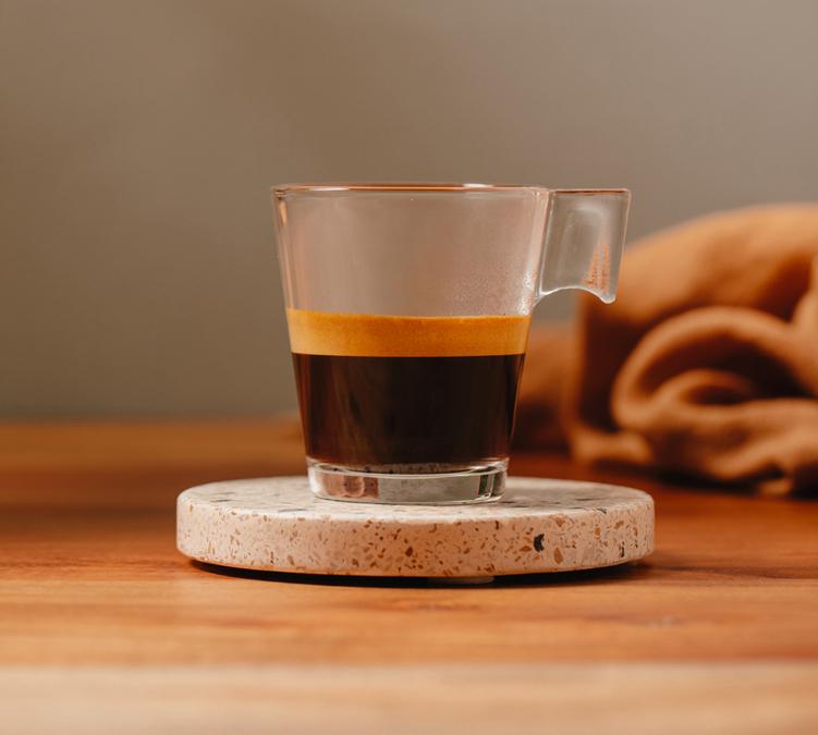 freshly ground la semeuse coffee beans with bean-to-cup machine
